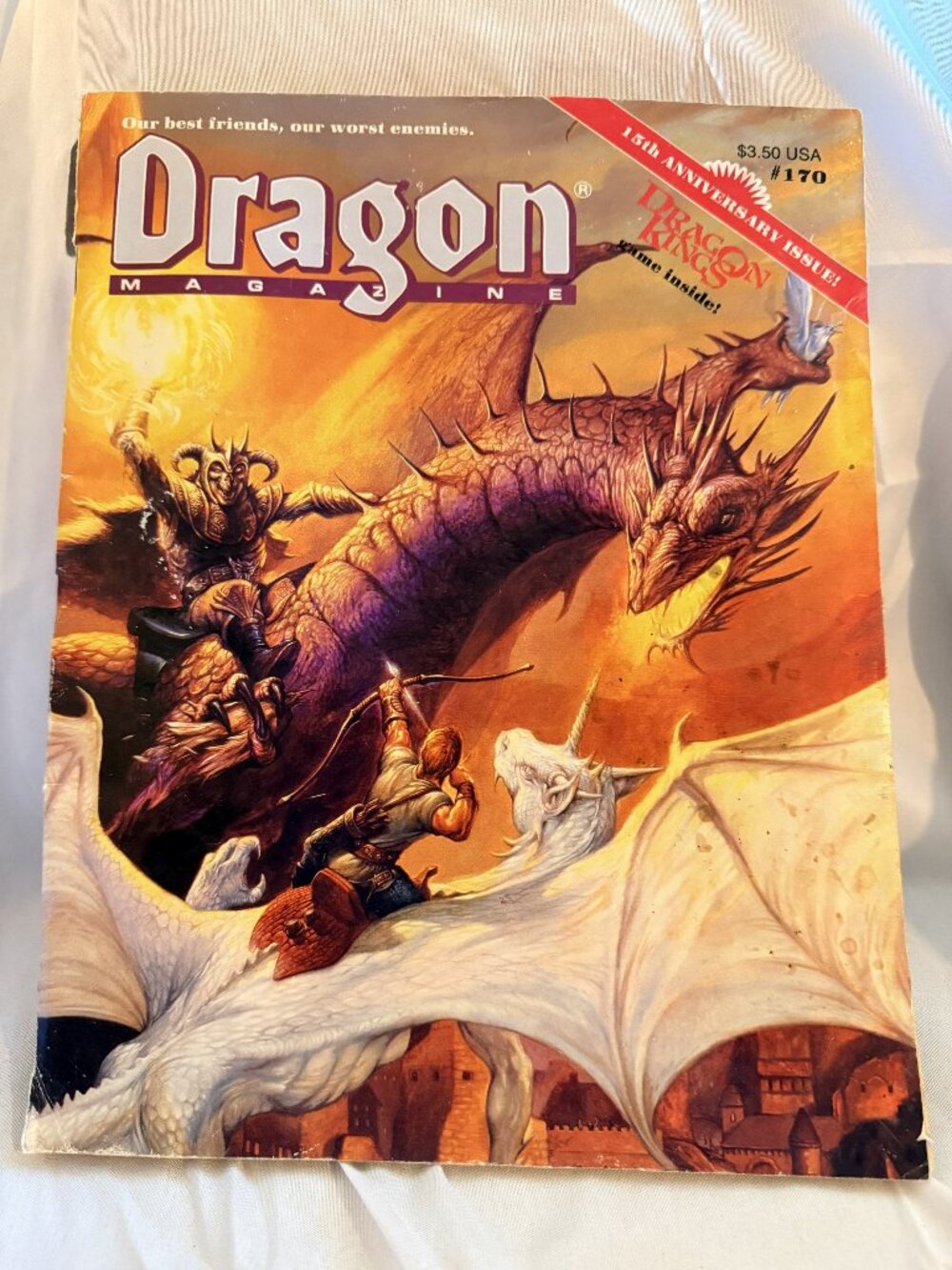 TSR 1991 Dragon Magazine #170 - Vintage